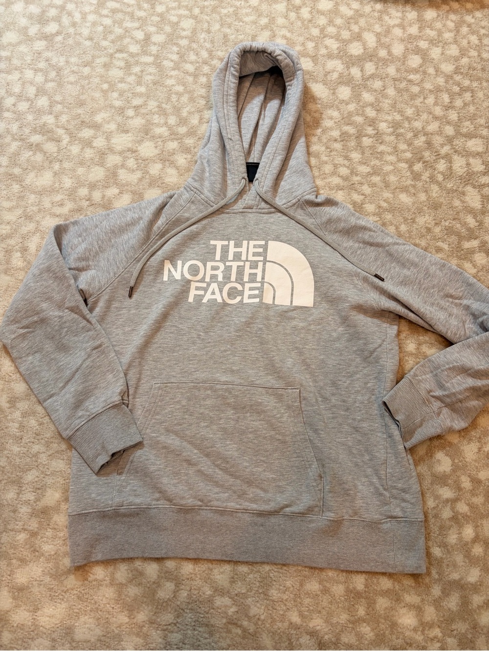 The North Face Light Gray Women's Logo Hoodie